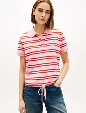MULTISTRIPE MODERN SS POLO female