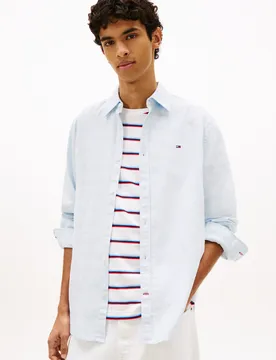 TJM REG LINEN BLEND SHIRT EXT male