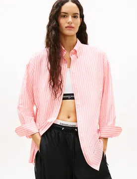 TJW OVS POPLIN SHIRT female