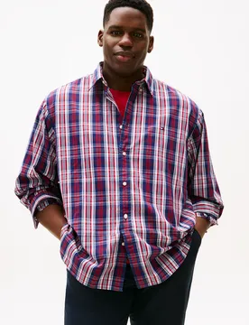 BT - FLEX POP MEDIUM CHECK SHIRT male