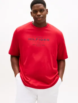 BT-HILFIGER STACK GRAPHIC TEE-B male