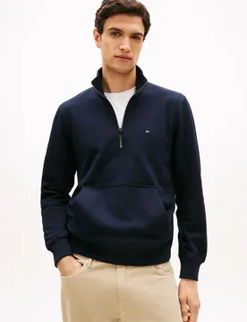 ESSENTIAL TERRY NEW 1/4 ZIP male