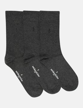 Er-Pack Socken Grau 39-42