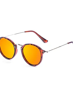 Lunettes De Soleil Polarisées Mykonos Shiny Demy Brown / Red Gold Revo/CAT3 Homme