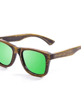 Lunettes De Soleil Polarisées Sausalito Bamboo Weathered Black Revo Orange Polarize/CAT3 Homme