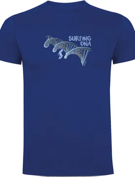 T-shirt à Manches Courtes Surf Dna Royal Blue 2XL