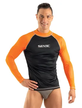 Rash Guard Manches Longues T-sun Black / Orange M