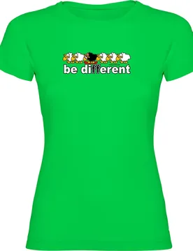 T-shirt à Manches Courtes Be Different Snowboarding Light Green 2XL