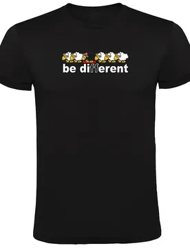 T-shirt à Manches Courtes Be Different Snowboarding Black XL