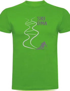 T-shirt à Manches Courtes Ski Dna Green 3XL