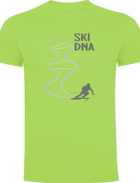 T-shirt à Manches Courtes Ski Dna Light Green L