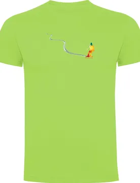 T-shirt à Manches Courtes Snowboard Track Light Green M