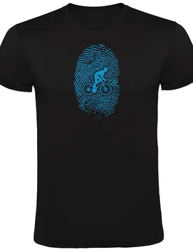 T-shirt à Manches Courtes Biker Fingerprint