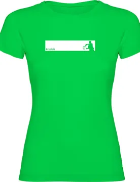 T-shirt à Manches Courtes Tennis Frame Light Green L
