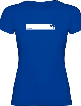 T-shirt à Manches Courtes Football Frame Royal Blue XL