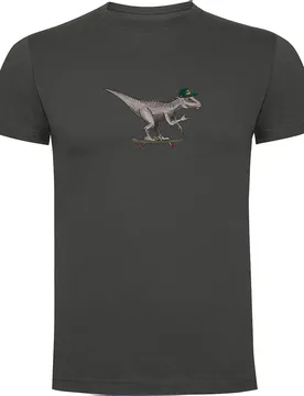 T-shirt à Manches Courtes Dino Skate Dark Grey XL