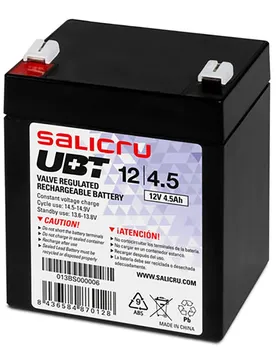 Batterie Ubt 12/4.5 Agm Rechargeable Pour Asi 4.5 Ah Black One Size unisex