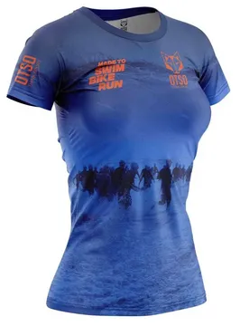 T-shirt à Manches Courtes T-shirt Swim Bike Run L