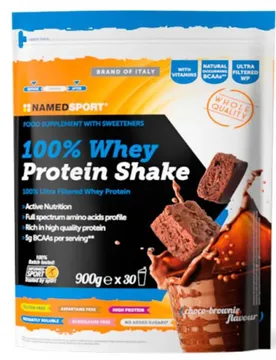 Proteine Del Siero Del Latte 100% Brownie Al Cioccolato 900g Black