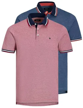 Polo à Manches Courtes Paulos 2 Units Rio Red / Pack 1 Rio Red / 1 Denim Blue M