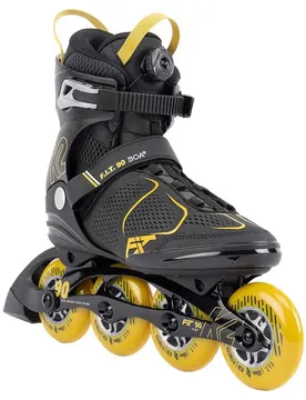 Patins En Ligne F.i.t90 Boa Grey / Mustard EU 48