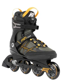 Patins En Ligne F.i.t80 Boa Grey / Mustard EU 44