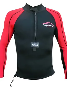 T-shirt Thermique à Manches Longues Et Demi-zip Onis Red XS