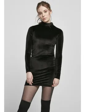 Robe à Manches Longues Velvet For Turtle Neck Black XS