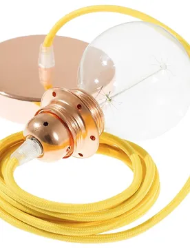 Cables Lampe Suspendue Pendel Pour Abat-jour Rm10 Diy 50 Cm Yellow / Copper One Size
