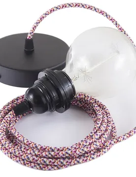 Cables Lampe Suspendue Pendel Pour Abat-jour Rx00 Pixel 2 M Fuchsia / Black One Size