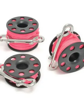 Divers Bobina Finger Stainless Steel Carabiner 1.2 Mm 30 M