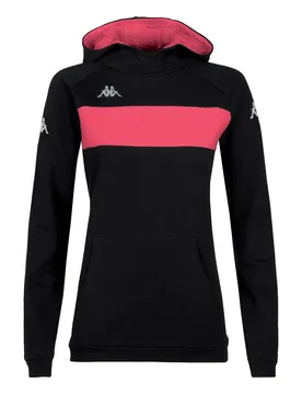 Sweat à Capuche Daccia Black / Fuchsia XS