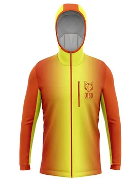 Otso Felpa Con Zip Sport Yellow 2XL