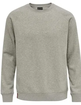 Sweat-shirt Red Classic Grey Melange XL