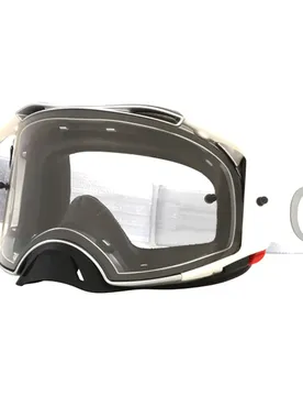 Goggles Occhiali Airbrake Mx Tuff Blocks White
