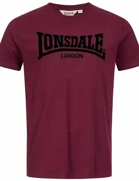 T-shirt à Manches Courtes Ll008 One Tone Oxblood / Black L
