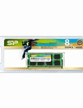 Mémoire Ram Sp008gbstu160n02 1x8gb Ddr3 1600mhz Green One Size unisex