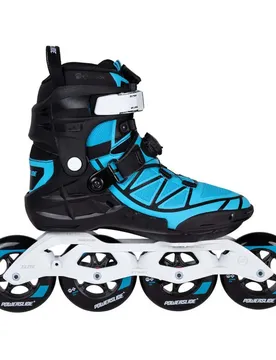 Patins En Ligne Phuzion Argon Bluebird 100 Black / Blue EU 47 Homme
