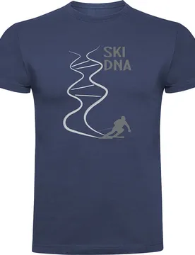 T-shirt à Manches Courtes Ski Dna Denim Blue L
