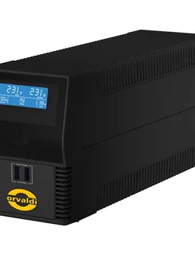 Ups Id600ch Line-interactive 0.6kva 360w Black EU Plug unisex