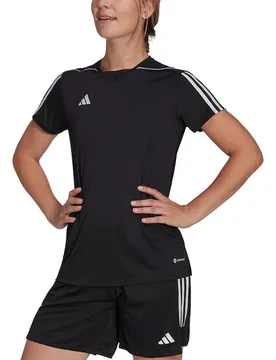 T-shirt à Manches Courtes Tiro 23 Black / White L