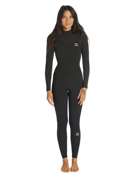 Combinaison En Néoprène à Manches Longues Et Fermeture éclair Dans Le Dos Synergy 4/3 Mm Wild Black 14
