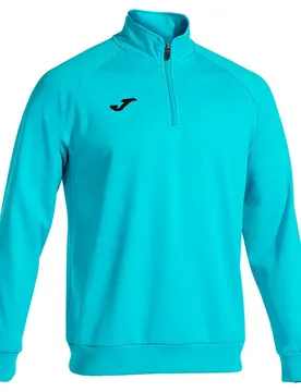 Sweat à Demi-zip Faraon Fluor Turquoise S