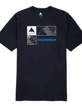 T-shirt à Manches Courtes Local Stockholm True Black S