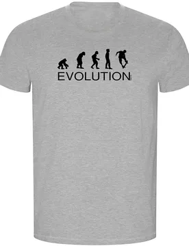 T-shirt à Manches Courtes Evolution Skate Eco Heather Grey 3XL