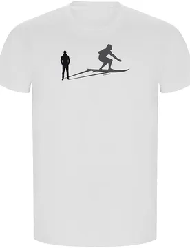 T-shirt à Manches Courtes Shadow Surf Eco White S