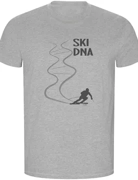T-shirt à Manches Courtes Ski Dna Eco Heather Grey L