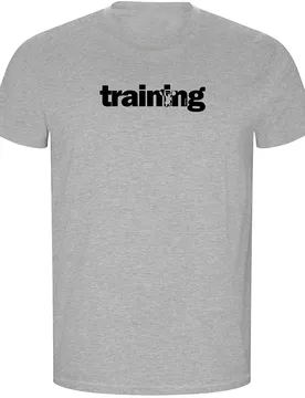 T-shirt à Manches Courtes Word Training Eco Heather Grey S