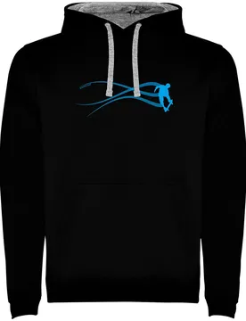 Sweat à Capuche Stella Skate Two-colour Black / Grey XL