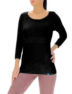 T-shirt à Manches Longues To-be Black XS